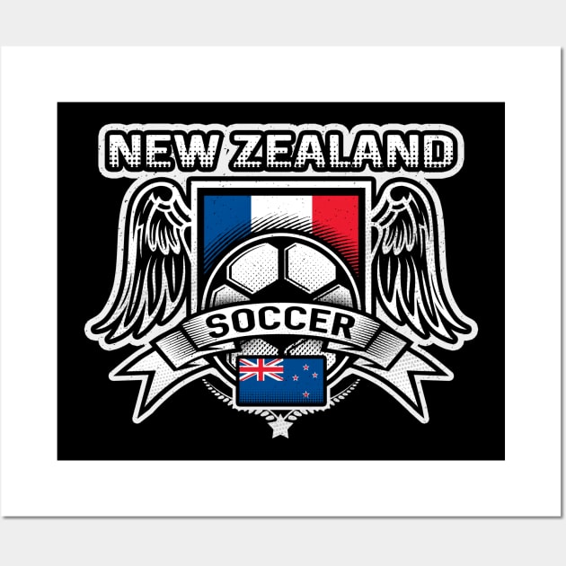 New Zealand Soccer Futbol Wall Art by megasportsfan